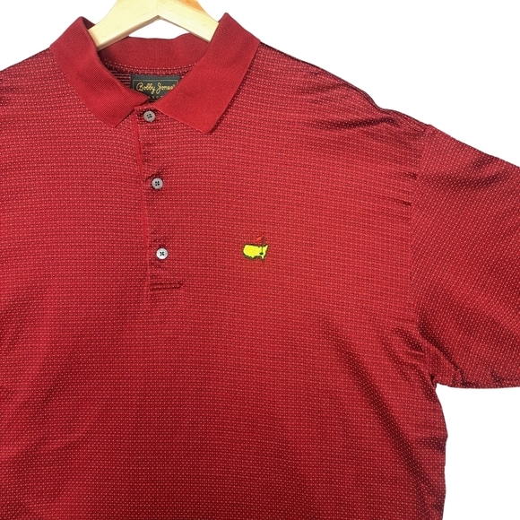 Bobby Jones Burgundy Polo Shirt - Picture 5 of 7